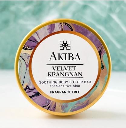 Akiba "Velvet Kpangnan" Body Butter Bar - Rich moisture. No scooping required
